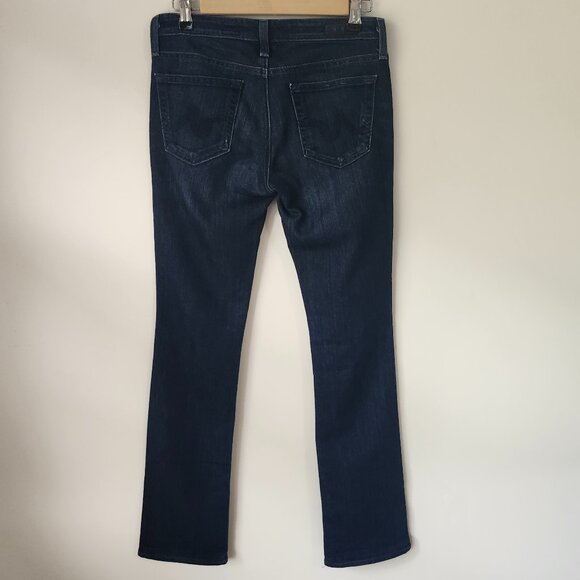 AG Adriano Goldschmied The Ballad Slim Boot Women Size 26R Dark Wash Made in USA - Picture 2 of 4